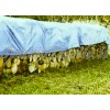 TELONE COPRI TUTTO - TELO IMPERMEABILE PVC OCCHIELLATO DUBLEFACE VERDE BLU