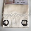 TENDA ARREDO 140X290 EFFETO SETA CON ANELLI PANNA