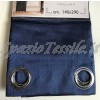 TENDA ARREDO 140X290 EFFETO SETA CON ANELLI BLU