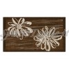 tappeto ciniglia living fiori marrone