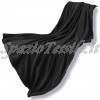 plaid pile tinta unita nero