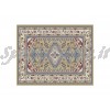 Tappeto Arredo Cotone Leggero Antiscivolo Motivo Persiano Beige