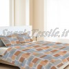 Copriletto Piquet Square Arancio