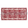 Tappeto ciniglia antiscivolo Bangkok Rosso