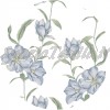 Completo lenzuola rotonde Magnolia Azzurro