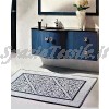 Tappeto bagno sardo 01p blu