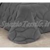 Trapunta microfibra doubleface Ilary Antracite Grigio