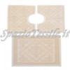 set 3 pezzi tappeto bagno sardo natural ch panna