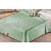 Coperta copriletto broccato elisabeth verde
